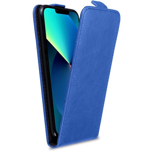 Cadorabo Ohišje, združljivo z Apple iPhone 13 v briljantna modra - Zaščitni ovitek v obliki flipa iz gladkega umetnega usnja, (20552444) Cene