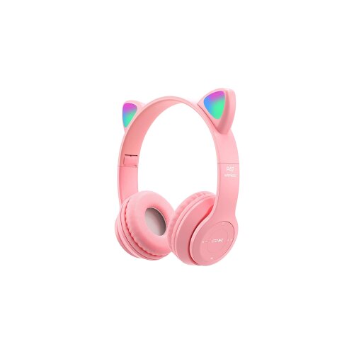  Slu&scaron;alice za djecu bluetooth cat P47M pink Cijene