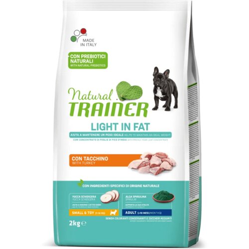 Trainer suva hrana za pse natural light in fat small&toy adult ćuretina 2kg Cene