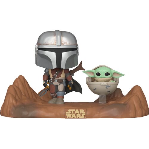 Funko Pop Moment Mandalorian Mandalorian & The Child Cene