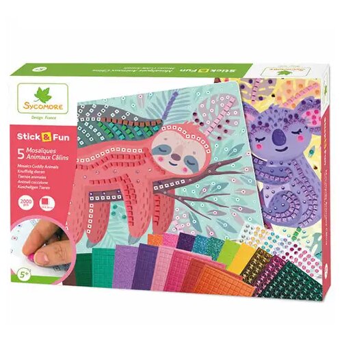 Flair Toys Stick',N Fun Komplet za izdelavo mozaičnih slik - Očarljive živali Cene