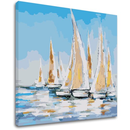  Slikanje brojevima BRODOVI NA MORU - mala težina | low difficulty Cijene