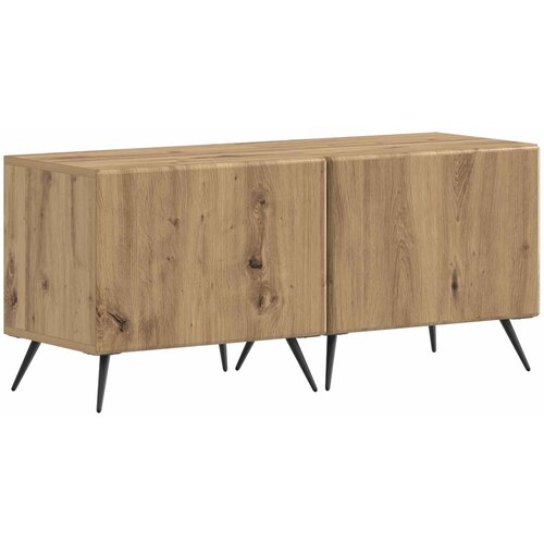  LED TV kabinet BREDA 3 kom. Hrast artisan Konstruirano drvo Slike
