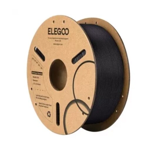 Elegoo PLA-CF 1.75mm Carbon Fiber Black 1kg-Paper Plate ( 072681 ) Cene