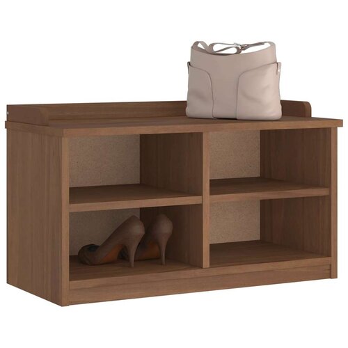 vidaXL Klupa za predsoblje SANDNES 87x40x50 cm od masivne borovine Cijene