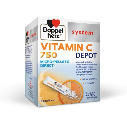 Doppelherz System Vitamin C 750 DEPO, vrečke