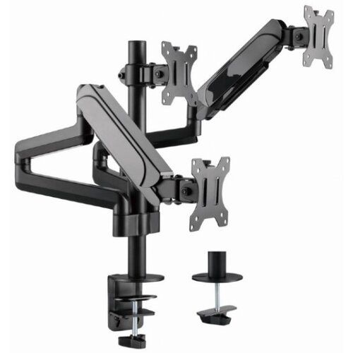 Oblivion gaming oprema MA-DA3-01 Gembird Podesivi stoni drzac za monitor sa tri ruke, tilt, 17-27 max.7kg Cene