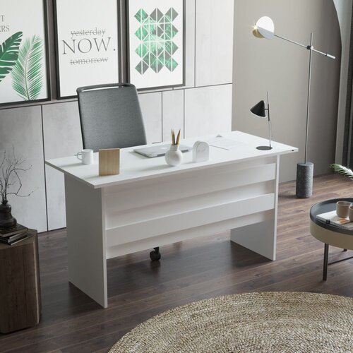 Hanah home Radni sto 140x73.8x60cm Bijeli Cene
