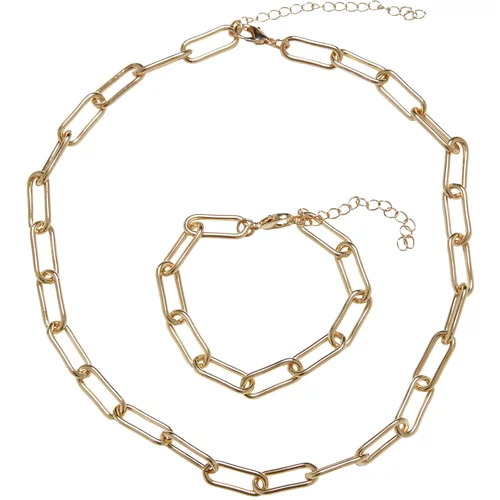 Urban Classics Accessoires Ceres Basic Bracelet And Necklace gold