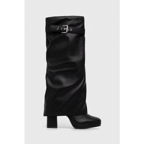 Steve Madden Čizme Mella za žene, boja: crna, s debelom potpeticom, SM11002692