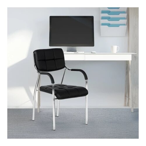  Konferencijska stolica Cube Crna 595x525x885 mm ( 755-911A ) Slike