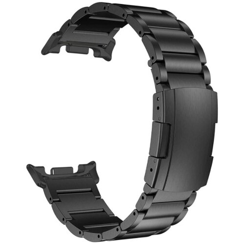 INF titanium metal watch band compatible with samsung watch 8/8 classic - turtle clasp design black, (5000114057) Cene