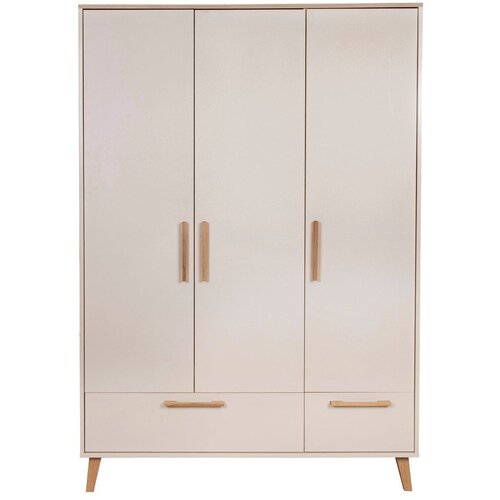 Roba Krem/u prirodnoj boji dječja gardeu dekoru hrasta 138x200x55 cm Jil – Cijene