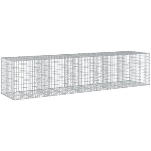 Gabionska ko&amp;scaron;ara s poklopcem 450x100x100 cm pocinčano željezo Slike