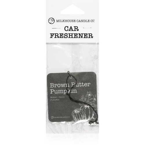 Milkhouse Candle Co. Creamery Brown Butter Pumpkin viseća mirisna oznaka za auto 1 kom Slike