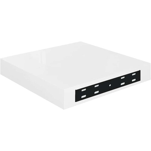  Plutajuće zidne police 4 kom sjajne bijele 23x23,5x3,8 cm MDF Slike