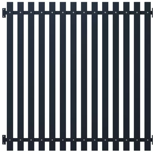 PANEL za ogradu antracit 170,5 x 170 cm čelik obložen prahom