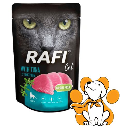 Rafi Cat Sterilised Grain Free Tuna 100g, Vlažna Hrana Za Sterilisane Mačke Slike