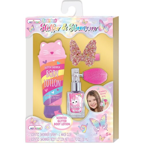 Hot Focus krema za tijelo i puder za kosu s glitterom Glitter&amp;amp;Glamou Slike