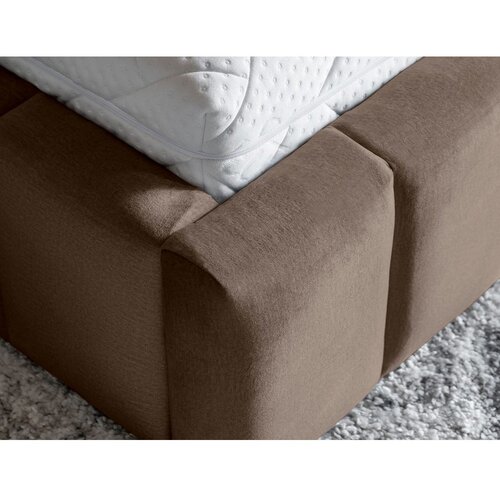 ELTAP Svjetlo smeđi tapecirani bračni krevet s prostorom za odlaganje s podnicom 140x200 cm Lamica &amp;ndash; Slike