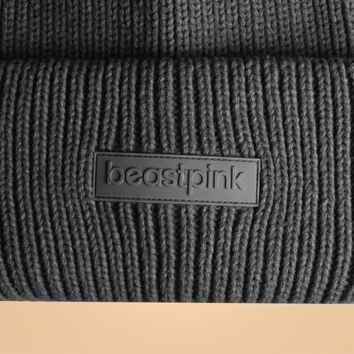 BeastPink Zimska kapa Silver Black Slike