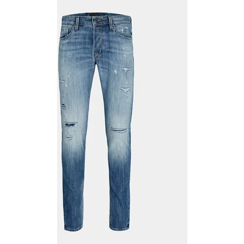 Jack & Jones Jeans hlače Glenn 12253296 Modra Slim Fit