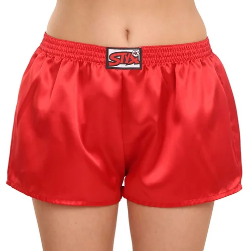 STYX Women's briefs classic rubber satin red (L663)