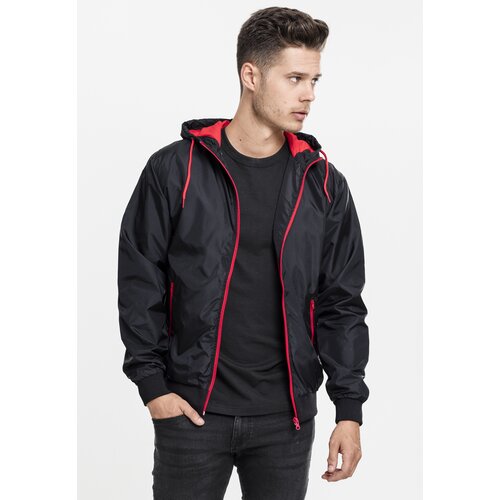 Urban Classics Contrast Windrunner blk/red Slike