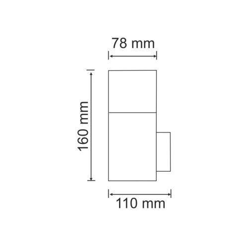  Spolja&amp;scaron;nje zidno svetlo NEW YORK 1xE27/12W/230V IP44 antracit Slike