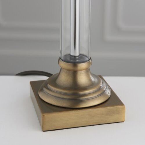  Endon 122515 - Stona lampa AVEBURY 1xE27/10W/230V mesing/zelena Slike