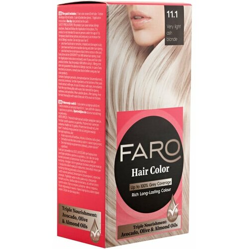 Faro farba za kosu 11.1 specijalno svetlo pepeljasto plava Cene