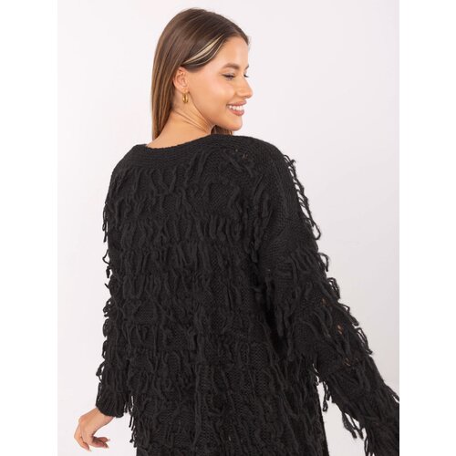 RUE PARIS Sweater-MI-SW-0820.85-black Slike