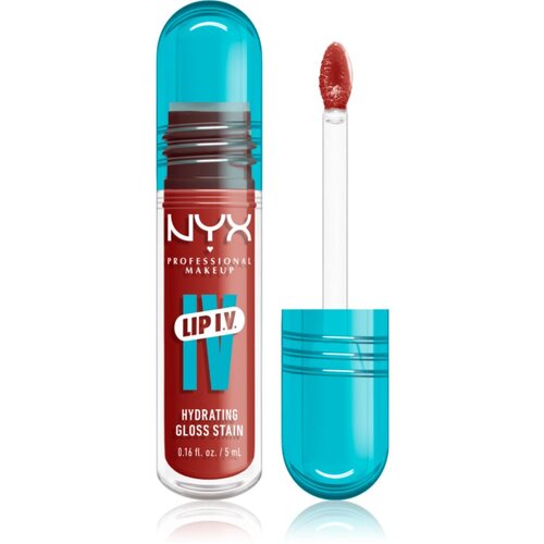 NYX Professional Makeup Lip IV dolgoobstojni sijaj za ustnice z vlažilnim učinkom odtenek 12 - BURST THAT TANGI 5 ml Cene