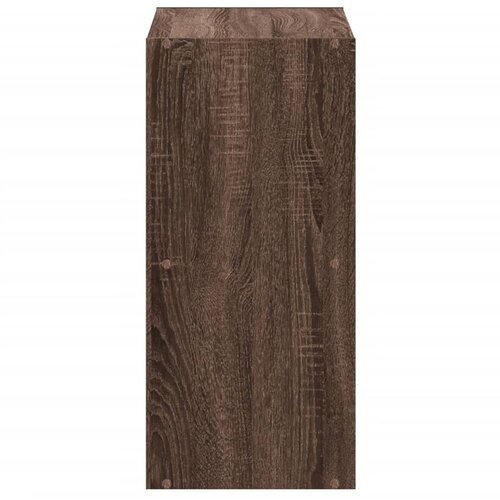  Regal za knjige boja hrasta 68,5x32x68,5 cm konstruirano drvo Slike