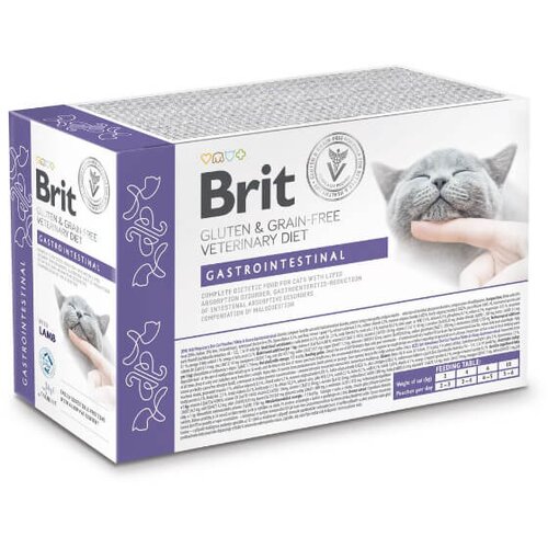 Brit veterinary diet Brit GGF veterinarska dieta za mačke Gastrointestinal, vrečka - ovca - 85 g 12 x 85 g Cene