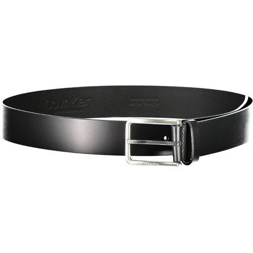 Calvin Klein BLACK MEN&#39;S LEATHER BELT Cene
