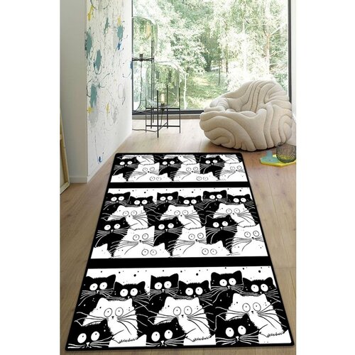 Conceptum Hypnose white cats multicolor carpet (100 x 150) Slike