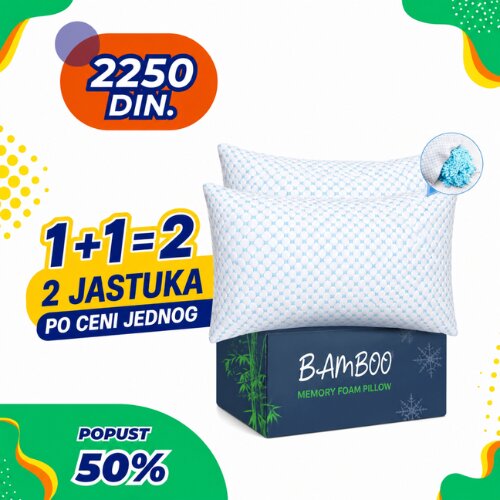 Zotrix Set od 2 Dreamory Comfort klasična jastuka 40x60 Cene