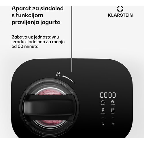 Klarstein Aparat za sladoled FrostFusion - 2-u-1 aparat za sladoled i jogurt s funkcijom održavanja hladnoće Cijene