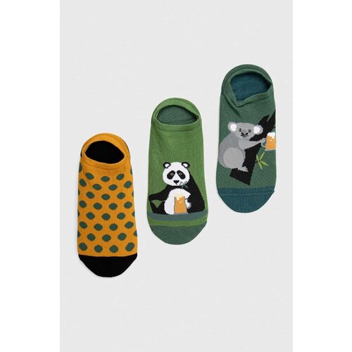 Medicine Nogavice 3-pack mo&amp;scaron;ki, zelena barva Slike