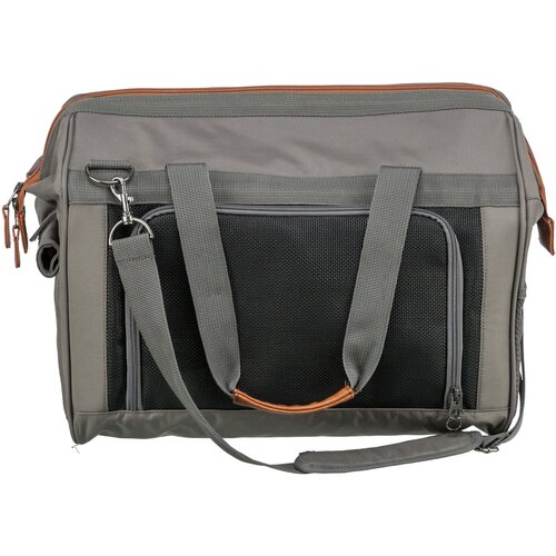 Trixie Prenosna torba Finlay sivo-rjava, 43x26x32 cm Slike