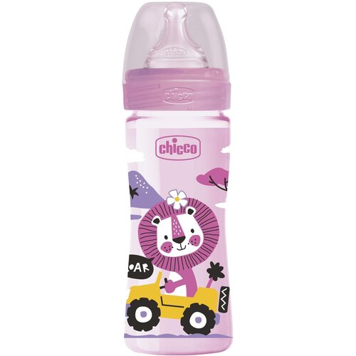 Chicco WB plastična flašica 250ml, silikon, roze Cijene