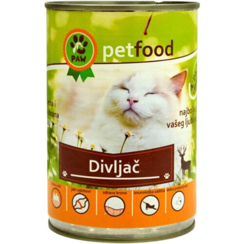 Paw PETFOOD HRANA ZA MAČKE DIVLJAČ 415G PETFOOD Cijene