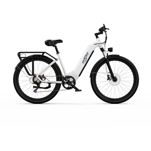 Onesport OT05 27,5" mestno električno kolo, 250 w motor, 36 v, 18,2 ah baterija, 25 km/h aplikacija za podporo pri največji hitrosti - bela, (21341468) Cene