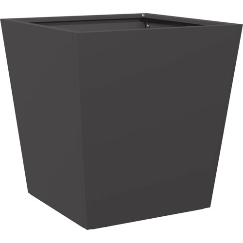  Vrtne sadilice 2 kom crne 40x40x40 cm čelične Slike