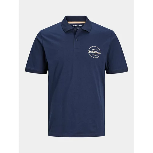 Jack & Jones Polo majica Forest 12249749 Mornarsko modra Standard Fit