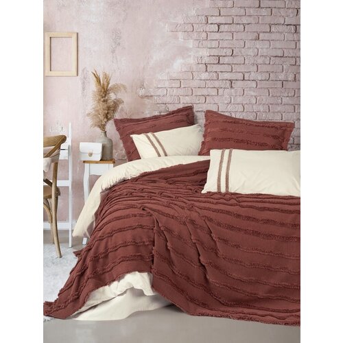 Lessentiel Maison komplet posteljine Rolf, 200x220 cm, Braon Slike