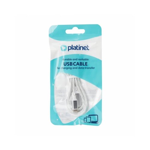 Platinet omega PSCCL1L usb 27W / 3A 1m beli Slike