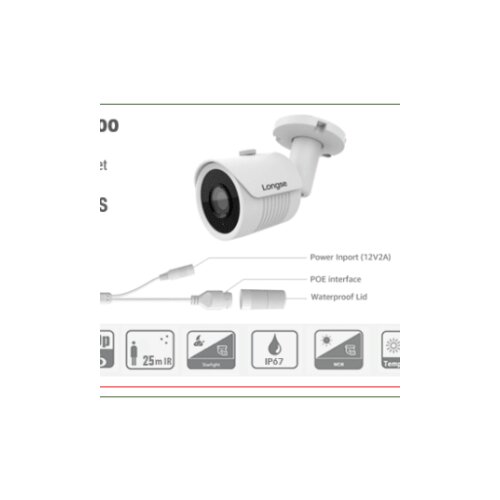 IP Kamera Bullet 2MP 3.6mm 25m IR POE Cijene