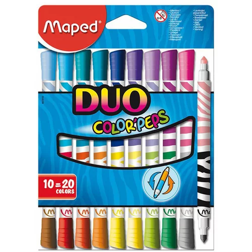 Maped Flomastri Color&apos;peps Duo, 10 kosov